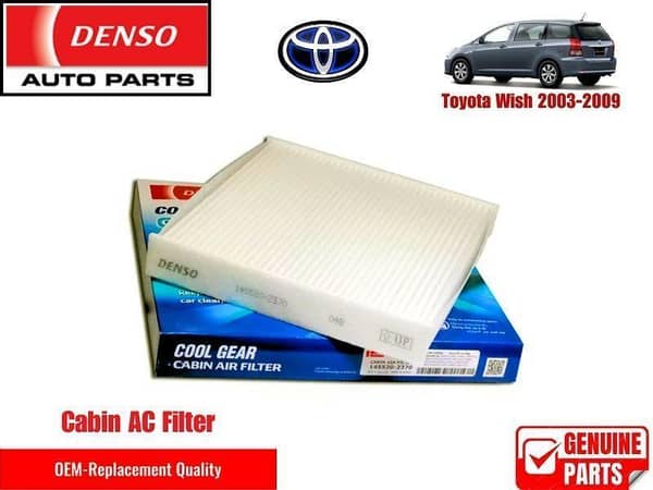Toyota Wish  2003-2009 Denso Genuine Cabin Filter - Toyota OEM Quality