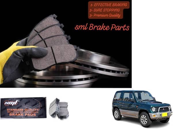 Mitsubishi Mini Pajero 660 1994-2012 Front Disc Brake Pad - SML Brake Parts - Advanced Braking