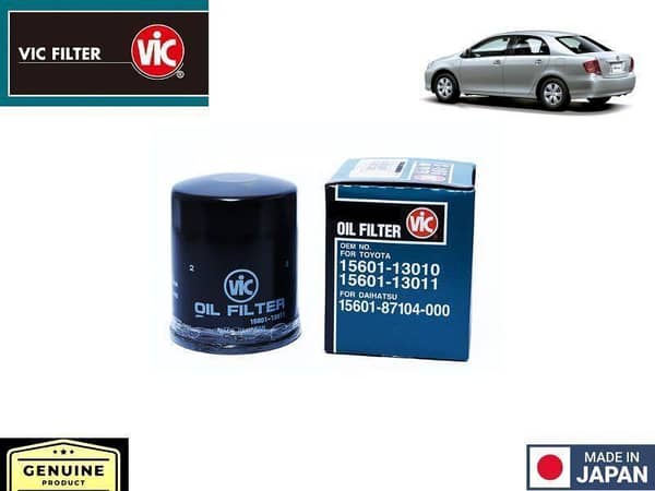 Toyota Axio 2006-2012 VIC Oil Filter - Made in Japan