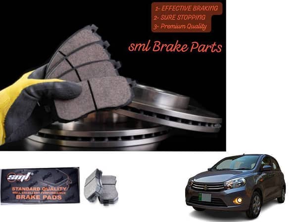Suzuki Cultus Celerio 2017-2023 Front Disc Brake Pad - SML Brake Parts - Advanced Braking