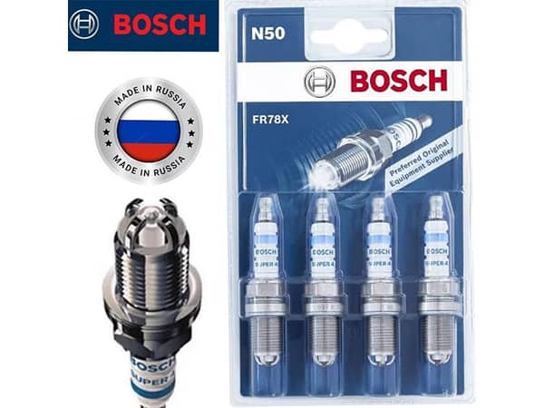Suzuki Jimny 1300cc 1998-2019 Bosch 4 Point Spark Plug FR78X - 4 Pcs
