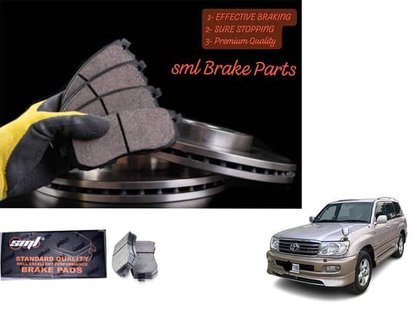 Toyota Land Cruiser 2001-2008 Front Disc Brake Pad - SML Brake Parts - Advanced Braking