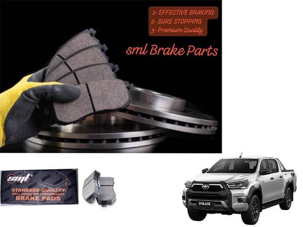 Toyota Revo 2016-2021 Front Disc Brake Pad - SML Brake Parts - Advanced Braking