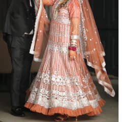 Walima wearing bridal long maxy