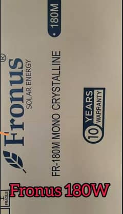 Fronus 4x180 watts Solar Pannel