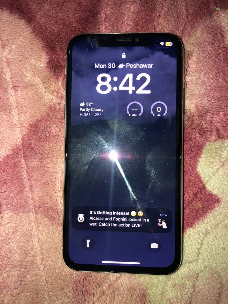 iPhone x white color, display replaced, camera 100% non-pta 4