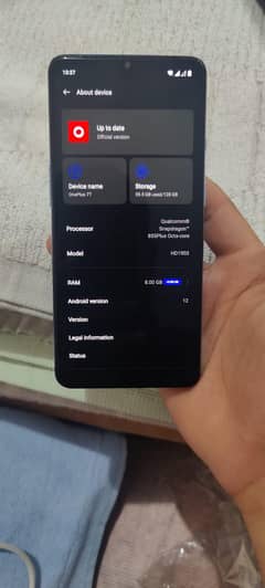 One plus 7t official PTA approved 2 sim official PTA approved