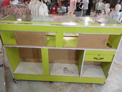 Glass display counter for shops and multi purpose se