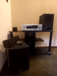 Sound system Sony speakers and denon stereo