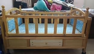 Baby Cot Wooden Bed Baby Cradle Baby Swing