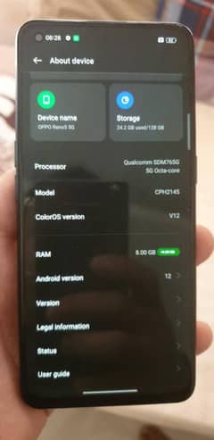 oppo Reno 5 5g 8/128