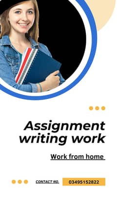 Assignment work available.