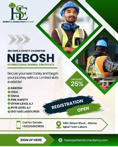Nebosh, iosh ,osha ,skill based diplomas and other all safety courses