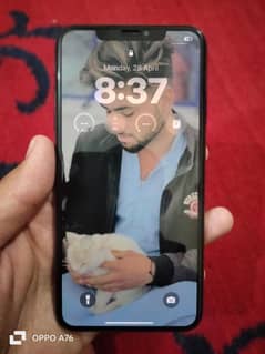 iPhone Xsmax JV 256 GB black colour condition 10 by 10 water pack