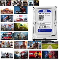 500 GB Hard Disk Full Of Games