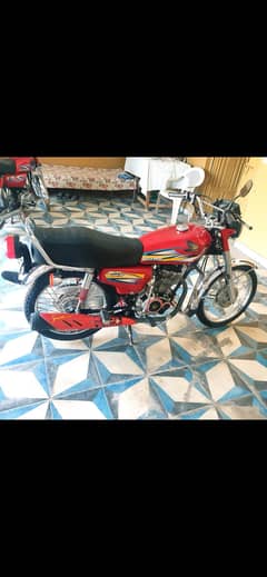 sale my bike hispeed honda 125 2023. model.