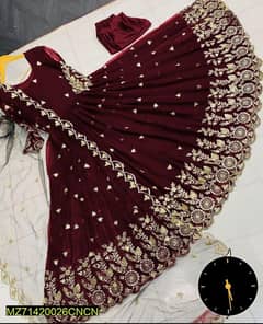 Embroidery Silk maxi