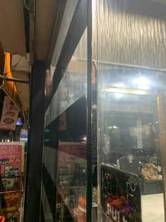 Shop front door mirror 12mm urgent sale