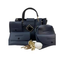 stylish leather hand bag