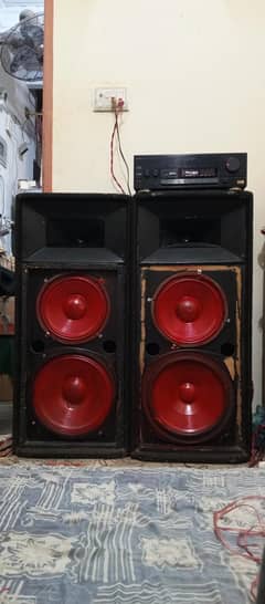 sound system only 2 Box  1 pair