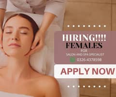 We Are Hiring Females