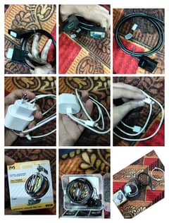 IPHONE LIGHTING 18W CHARGER + Memo Cx07 COLING FAN + VGA TO HDMI CABLE