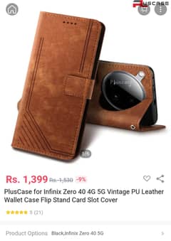 Infinix Zero 40 4G/5G flip cover, brand new
