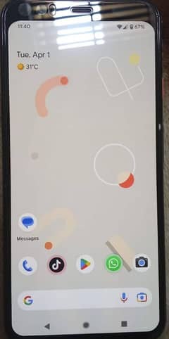 Google pixal 4 rem6 rom128 10/ 9