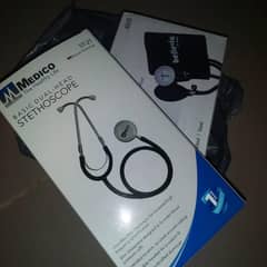 blood pressure monitor with stethoscope