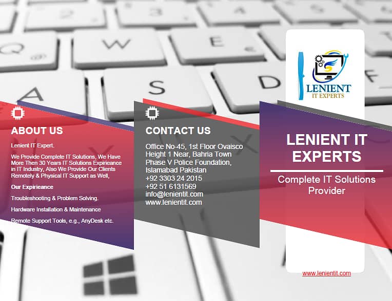 We Provide Computer Software & Hardware IT Solutions Services. 2