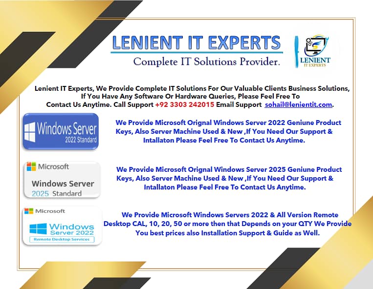 We Provide Computer Software & Hardware IT Solutions Services. 3