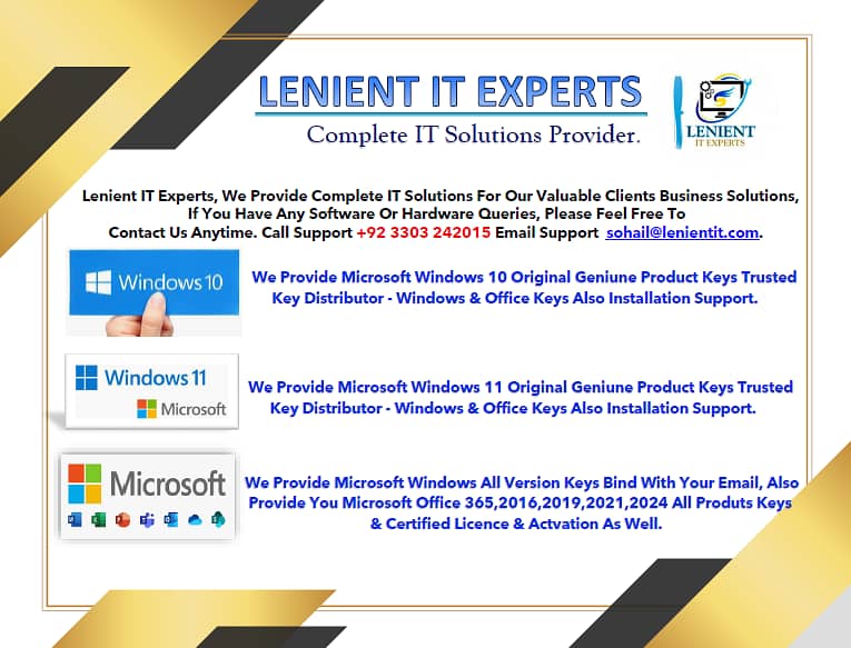 We Provide Computer Software & Hardware IT Solutions Services. 19