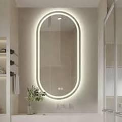 Light mirror with sensor touch