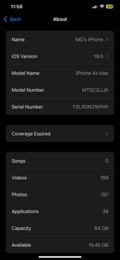 Xs max pta approve 64 gb for sell