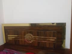 Medium size Bed Two door Almari Dressing table