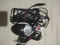 HP Laptop Charger and USB Mouse – 100% Working – For Sale