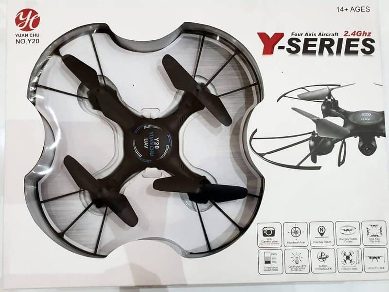 Y20 Y-Series 2.4GHz RC Drone with LED, Flip, Return & Headless Mode 5
