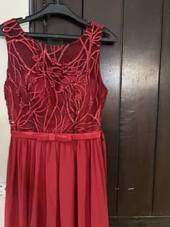 Elegant Red Formal Dress – Perfect for Teens or Small Sizes