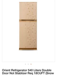 orient refrigerator 540 litre