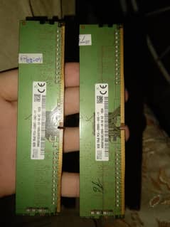 2 DDR4 Rams 1 used also 1 brand new