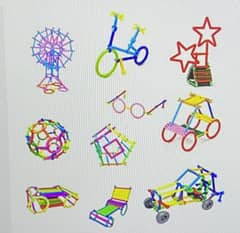 98 pcs Dream Colourful Activity Sticks