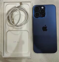 IPHONE 15 PRO MAX 256GB PTA APPROVED BLUE TITANIUM 