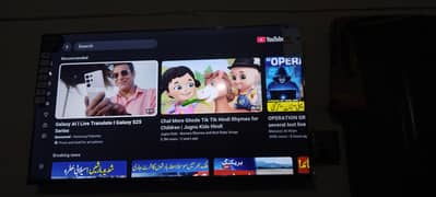 multynet smart google TV 40nx10 brand new