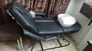 facial massage bed plus chair