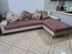 L Shape sofa 2 months Used brand new