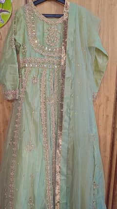 Maxi from mehwish collections only. one time wear