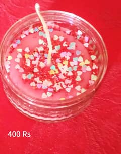Home made Heart candle