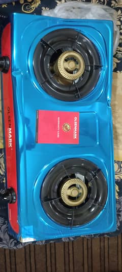 OlsenMark 2 Burner Gas Stover New with Warranty card