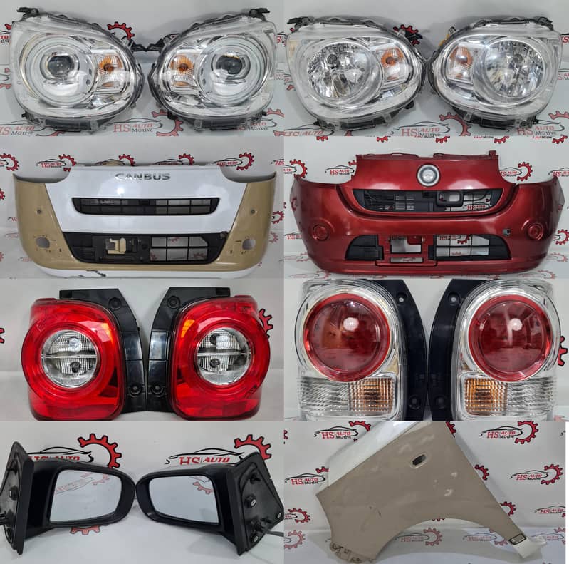 Daihatsu Move Canbus Front/Back Light Fog Lamp Bumper Mirror Spacer 1