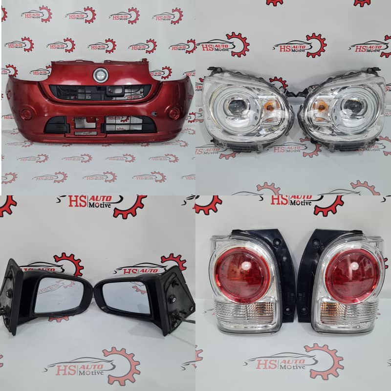 Daihatsu Move Canbus Front/Back Light Fog Lamp Bumper Mirror Spacer 2